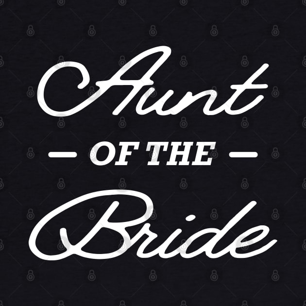 Bride's Aunt - Aunt of the bride by KC Happy Shop